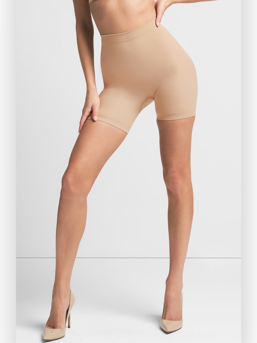 skims mid thigh seamless sculp